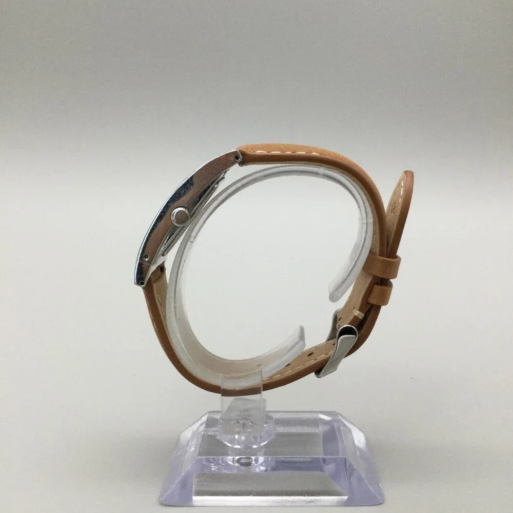 Fossil Innova Watch Women 24mm Date Silver Tone Brown Leather PR5169 New Battery